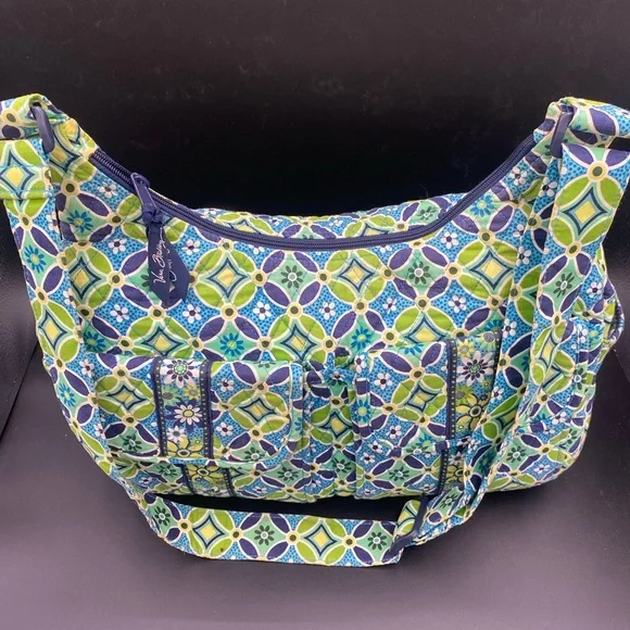 Vera Bradley Floral Geometric Shoulder Bag - Picture 4 of 11